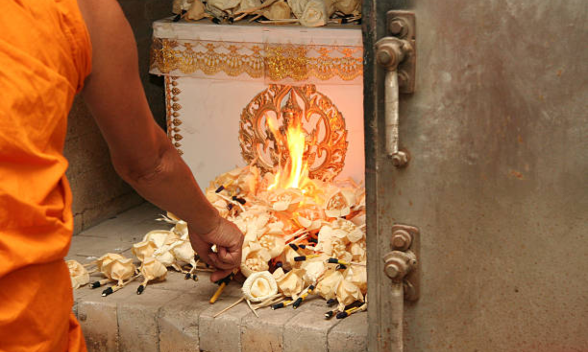 Chamarajpet wood crematorium in Bangalore