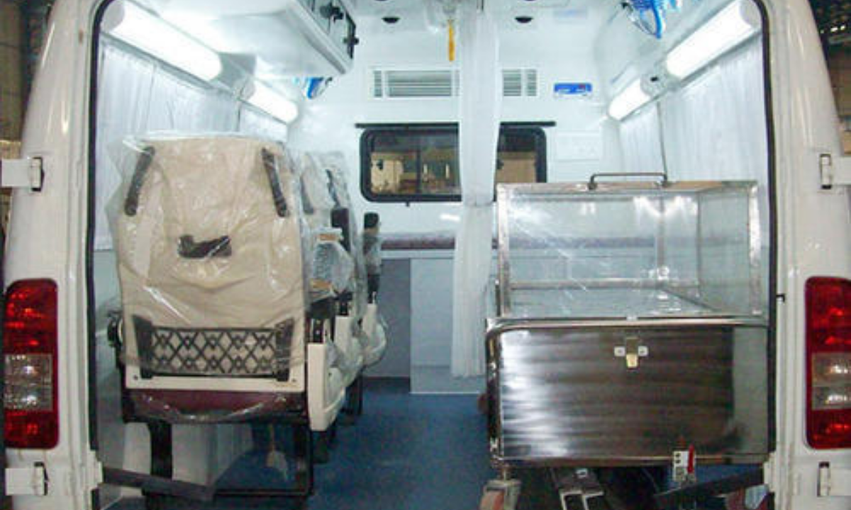 Dead body transportation in India