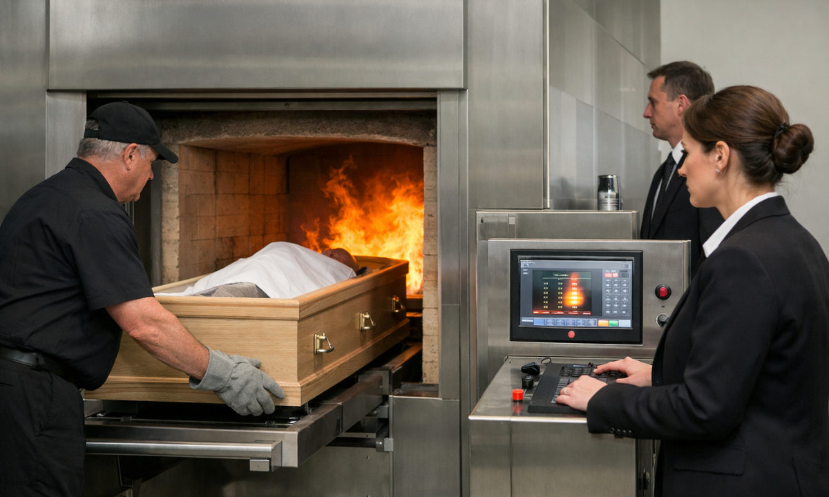 Gas Cremation Process