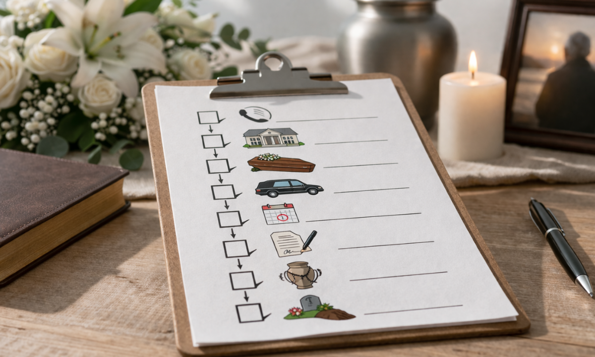 Funeral Arrangements Steps