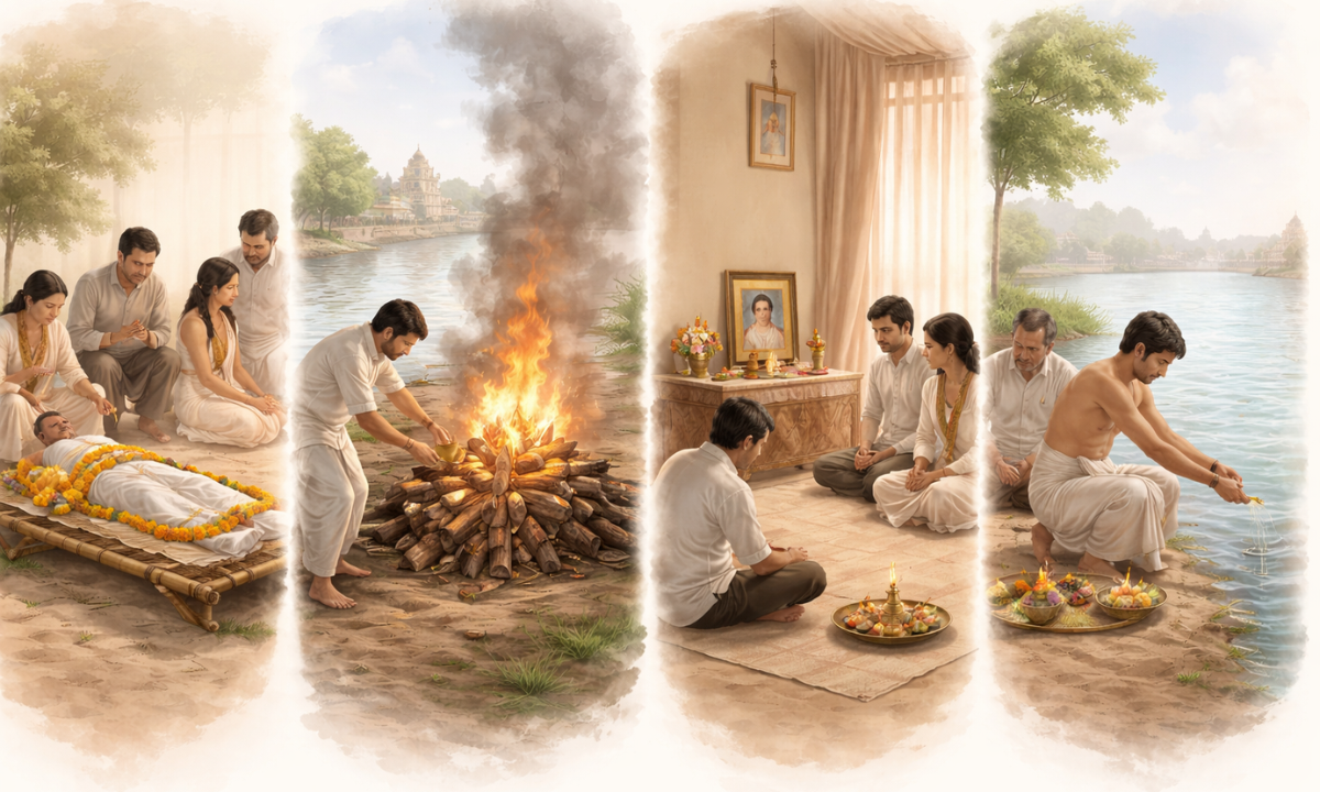 Death to Funeral: Timeline and Rituals in India