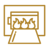 Electric cremation chamber