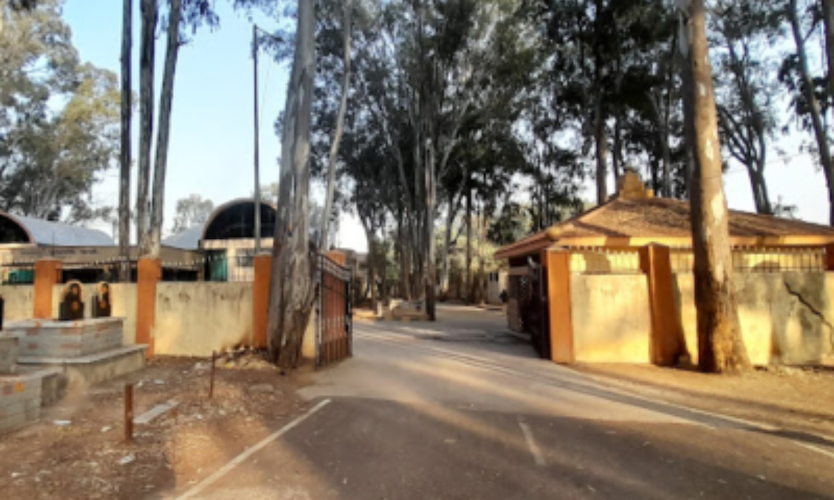 Inside of panathur Crematorium