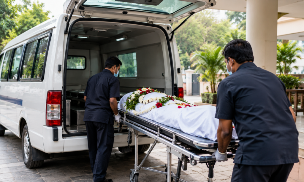 Dead body transportation service in Hyderabad