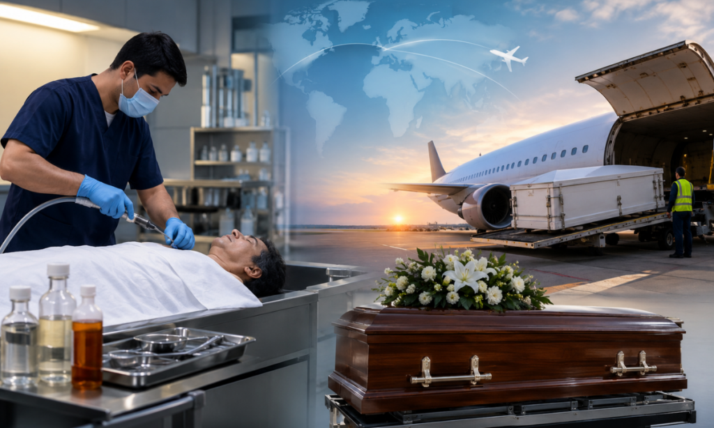 Embalming for International Repatriation
