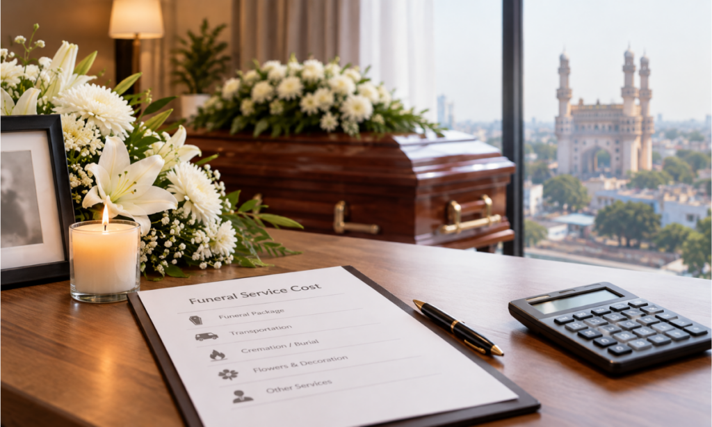 Funeral service cost and arrangements in Hyderabad