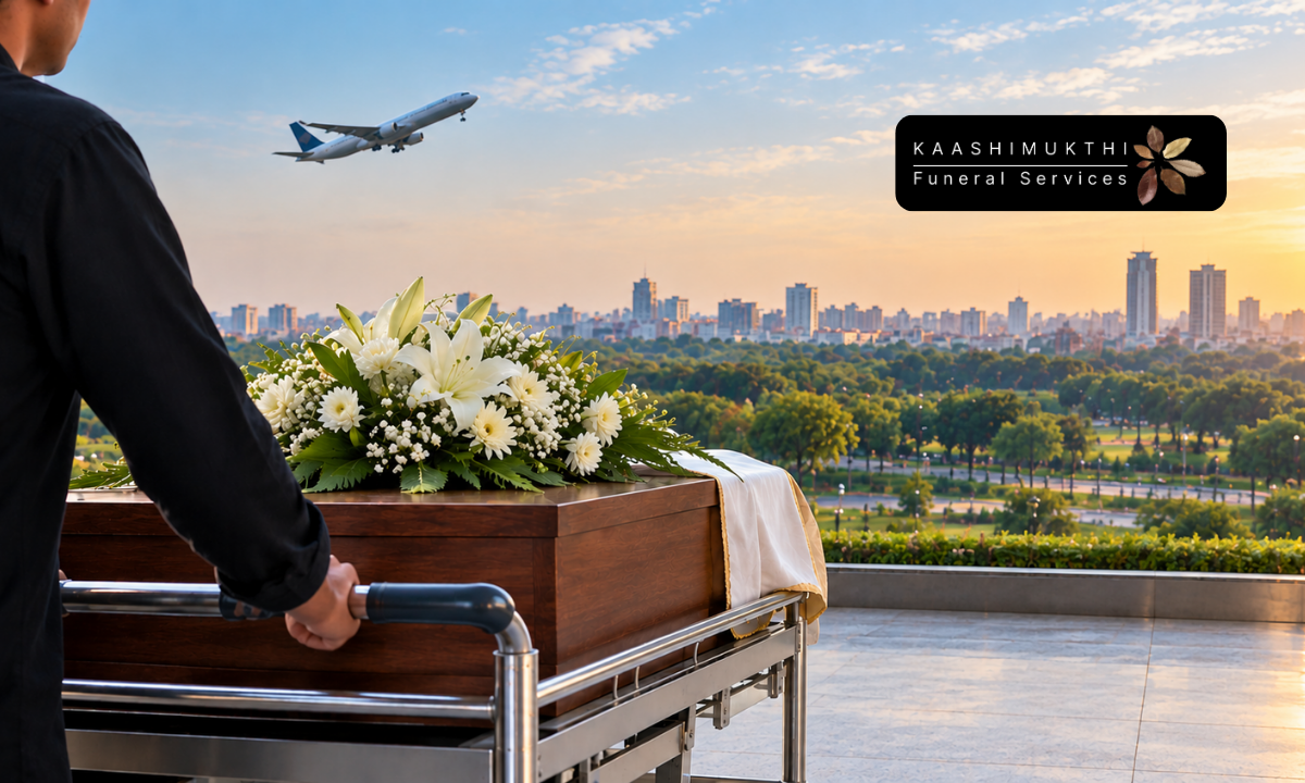 Arranging funeral services in Delhi from another city