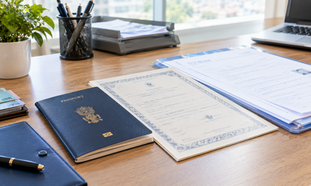 Deceased’s passport or citizenship certificate for air transportation.