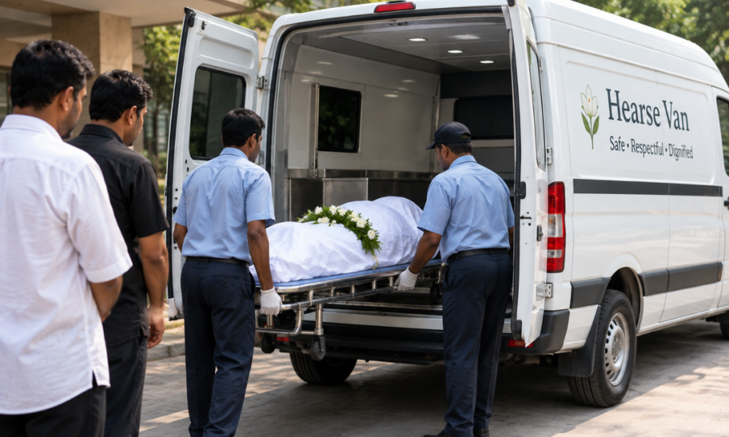 Arrange a Hearse Van or Dead Body Transportation