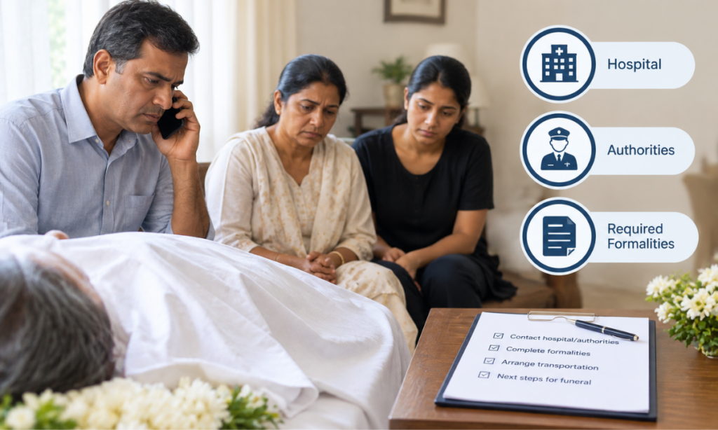 What to do first after a death in Hyderabad