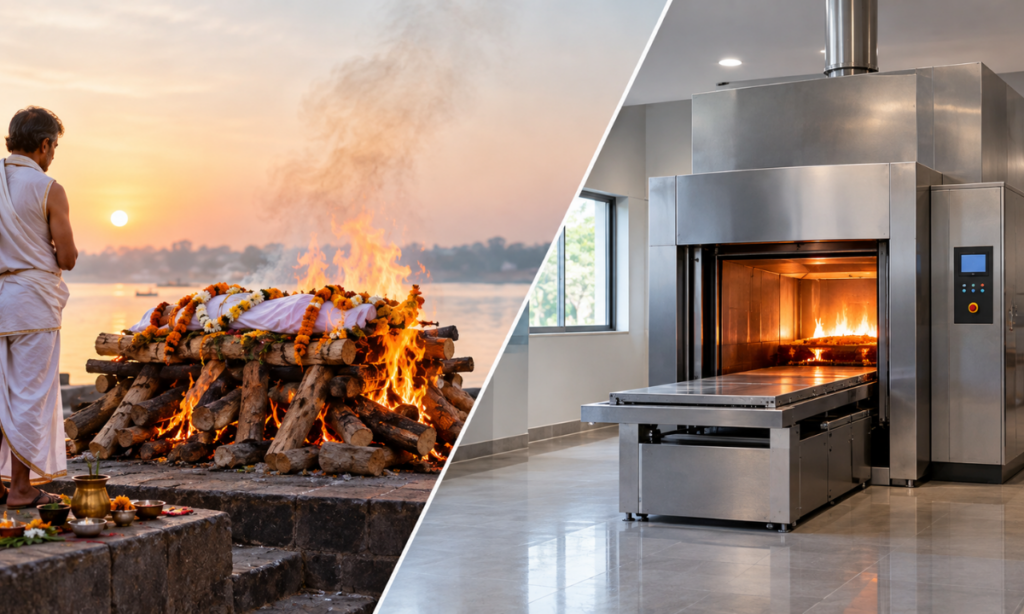 Wood Cremation vs Electric Cremation