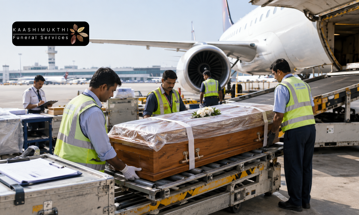 Procedure to transfer a dead body by air in India