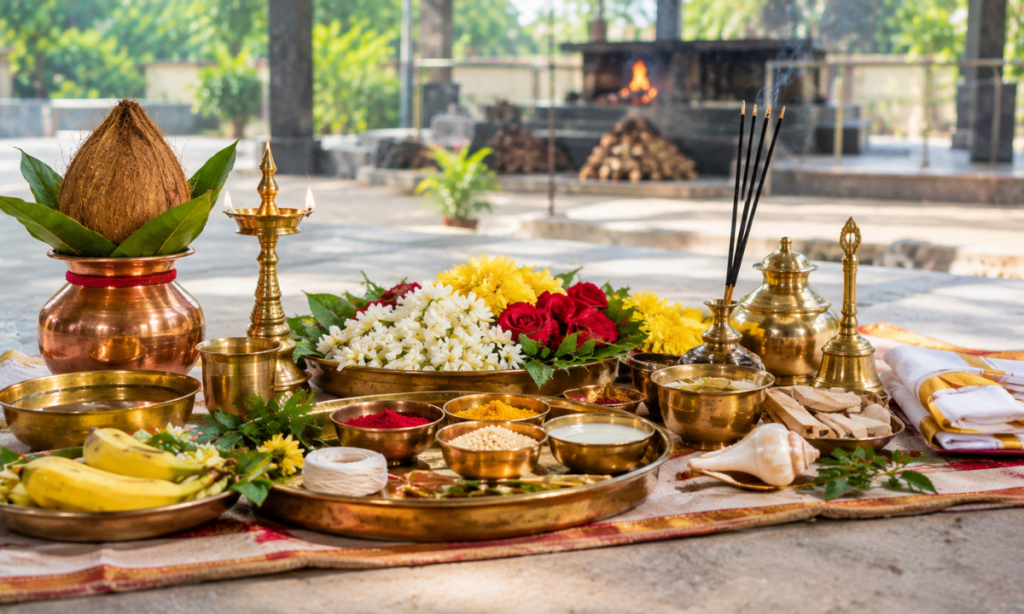 Sacred Samagri for Vedic cremation rites