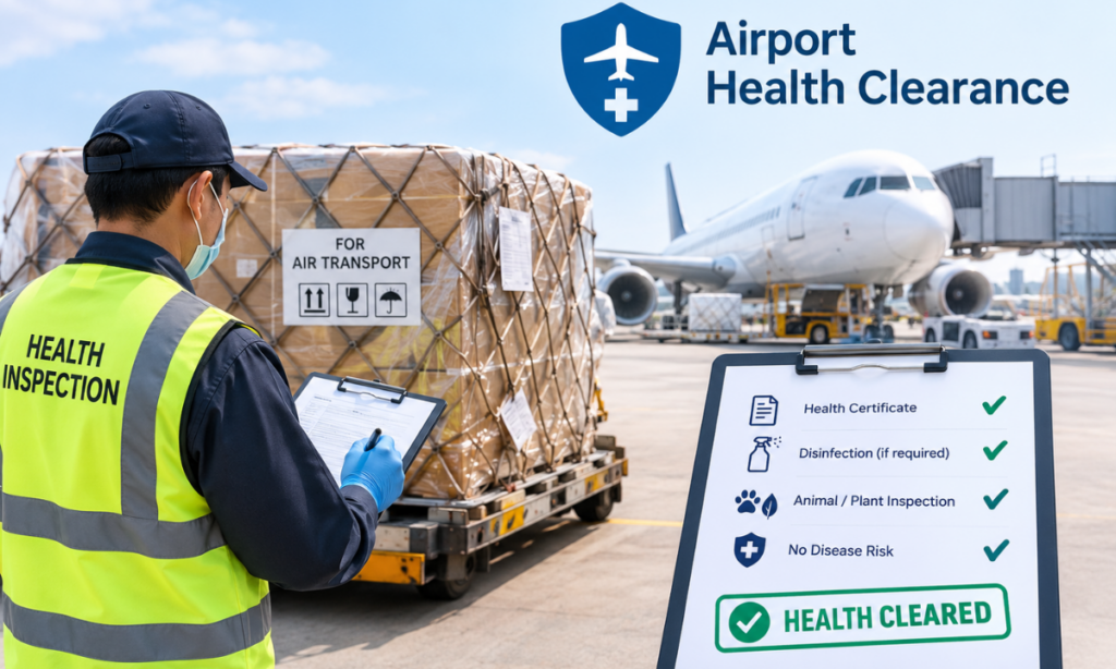 Airport health clearance for repatriation in Ahmedabad