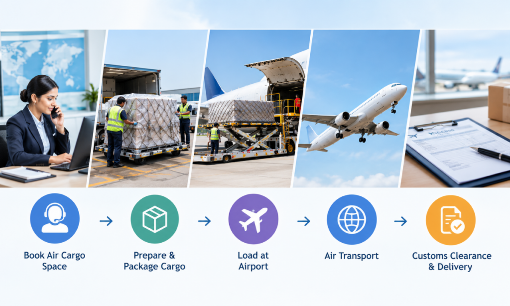 Air cargo transportation for human remains.